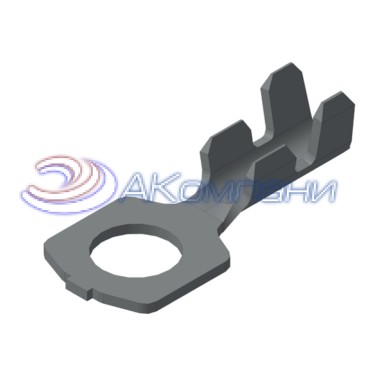 1/04046-03 Наконечник кольцевой 6,2мм, сечение 2,5-4,0мм2 (ф6), Ол