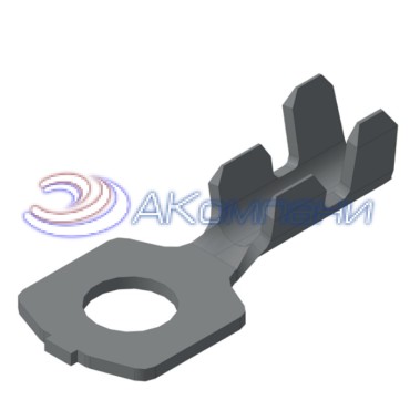 1/04048-02 Наконечник кольцевой 5,2мм, сечение 1,25-2,5мм2 (ф5), Ол