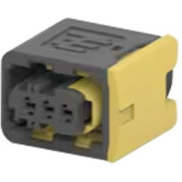 1-1418448-1 Герметичный корпус автомобильного разъема HDSCS AMP MCP 1.5K, гнездо "мама" 3 контакта черный