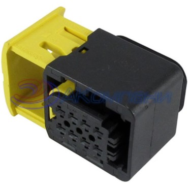 1-1418479-1, Корпус автомобильного разъема, Heavy Duty Sealed Connector Series, Гнездо, 8 контактов черный