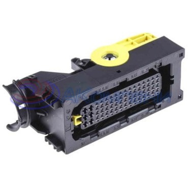 1-1418883-1, Корпус разъема LEAVYSEAL 62 POS; вилка; "мама"; обжим; черный