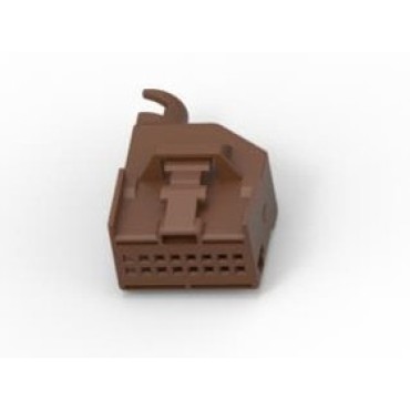 1-1534097-1, Корпус разъема MQS 2X8P BROWN