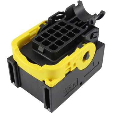 1-1534126-1 Герметичный корпус автомобильного разъема HDSCS AMP MCP 2.8K, гнездо "мама" 15 контактов черный