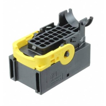 1-1534127-1 Герметичный корпус автомобильного разъема LEAVYSEAL AMP MCP 2.8, вилка "мама" 21 контакт черный