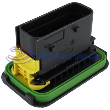 1-1564532-1, Корпус разъема 15POS, MIXED, TAB HSG, ASSY BLACK