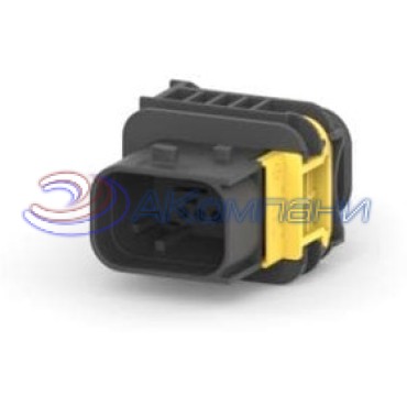 1-1564544-1 Корпус разъема TAB 5.8X0.8 HSG ASSY, 2 контакта черный