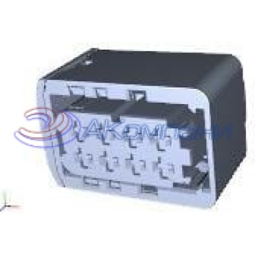 1-1670894-1 Корпус автомобильного разъема AMP MCP 2.8 HSG ASSY, 8 контактов черный