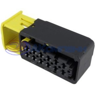 1-1670901-1 Корпус автомобильного разъема AMP MCP 2.8 HSG ASSY, 12 контактов черный