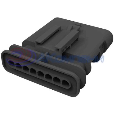 1-1703506-1 Корпус разъема 8 POS 4mm Crimp ST Cable Mount черный