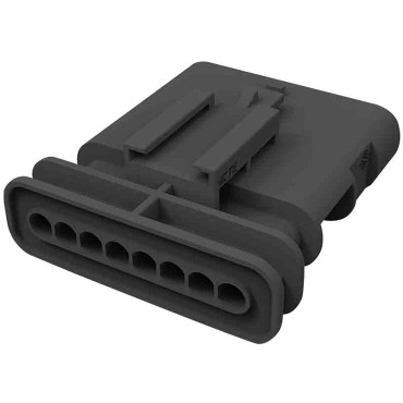 1-1703506-1 Корпус разъема 8 POS 4mm Crimp ST Cable Mount черный