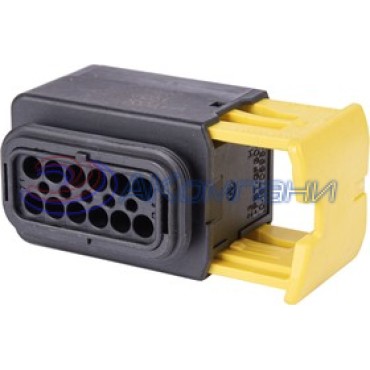 1-1703639-1 Корпус автомобильного разъема AMP MCP 1.5 HSG ASSY, 12 контактов черный