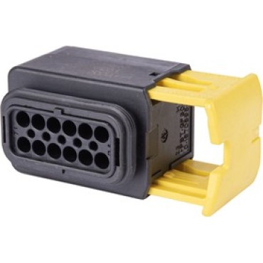 1-1703639-1 Корпус автомобильного разъема AMP MCP 1.5 HSG ASSY, 12 контактов черный