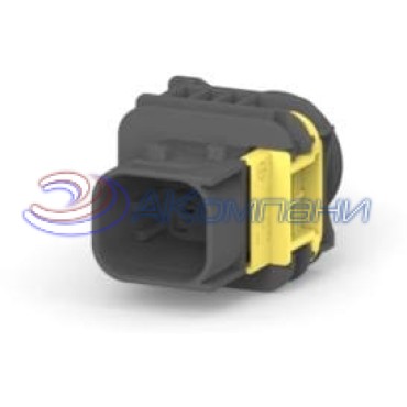 1-1703773-1 Корпус разъема, "папа", 6PIN, 20А, IP67 черный