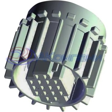 1-1703963-1 Корпус автомобильного разъема AMP MCP 1.5K HSG ASSY SEALED, 16 контактов черный