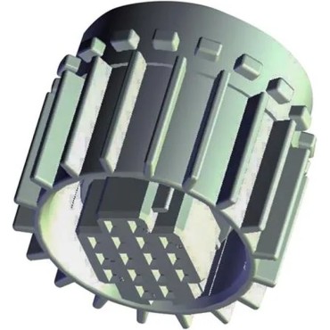 1-1703963-1 Корпус автомобильного разъема AMP MCP 1.5K HSG ASSY SEALED, 16 контактов черный