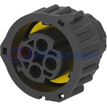 1-1719434-1, Корпус разъема 4 POS DIA 2.5 SOCKET CONNECTOR HSG