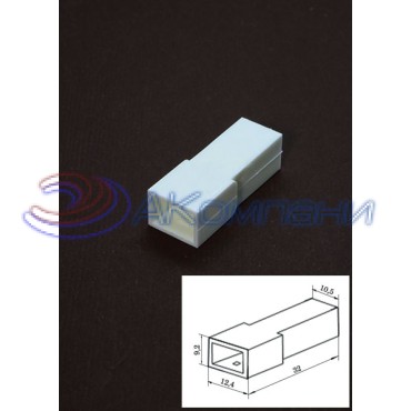 1/20589/80 (9002) Колодка штыревая серии 6,3 мм одиночная под 506 клемму