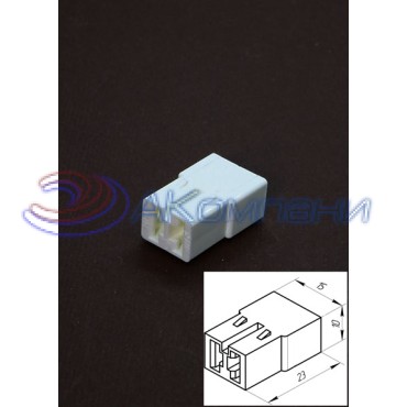 1/20604/80 (9003) М Колодка 2-х клеммовая гнездовая серии 6,3