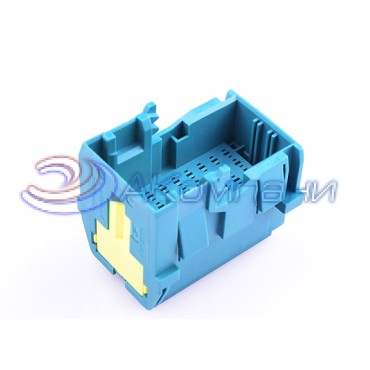 1-2112891-4 Автомобильный разъем 36 Rectangular Connectors - Housings Plug Blue 0.157" (4.00mm)