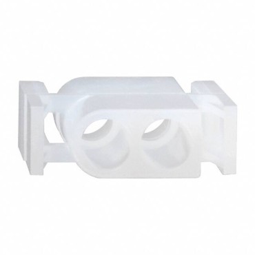 Корпус вилки для контактов гнезд .140 MATE-N-LOK 6.09 мм 2 контакта 1-350344-0 Tyco Electronics