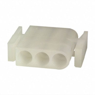 Корпус вилки для контактов гнезд .140 MATE-N-LOK 6.09 мм 3 контакта 1-350346-0 Tyco Electronics