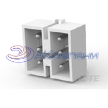 1-380999-0, Корпус разъема PIN HDR 6 POS TIN