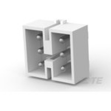 1-380999-0, Корпус разъема PIN HDR 6 POS TIN