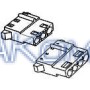 1-480318-9, Корпус разъема, Штекер, 2 контакта, 5.08 мм, серия Commercial MATE-N-LOK черный