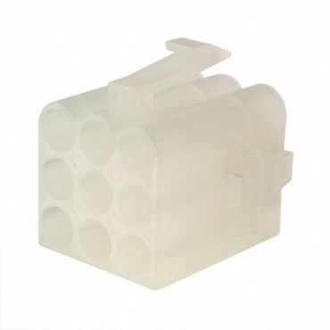 Корпус вилки для контактов гнезд .140 MATE-N-LOK 6.09 мм 9 контактов 1-480672-0 Tyco Electronics