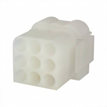 Корпус розетки для контактов штырей .140 MATE-N-LOK 6.09 мм 9 контактов 1-480673-0 Tyco Electronics