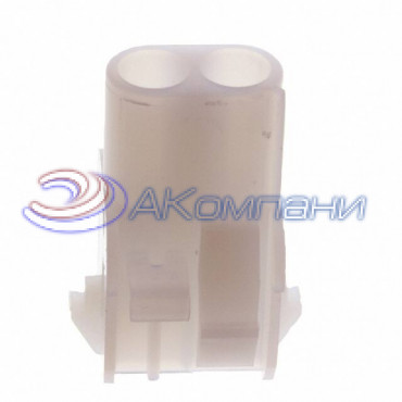 Корпус разъема розетка MATE-N-LOK UL94V-0, 6.35 мм, 2 контакта 350778-1 Tyco Electronics