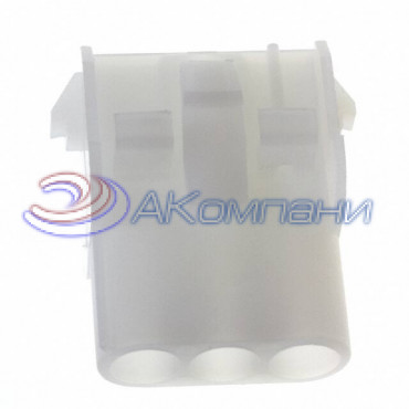 Корпус разъема розетка MATE-N-LOK UL94V-2, 6.35 мм, 3 контакта 1-480701-0 Tyco Electronics