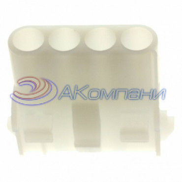 Корпус разъема розетка MATE-N-LOK UL94V-2, 6.35 мм, 4 контакта 1-480703-0 Tyco Electronics