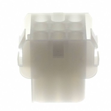 1-480707-2, Корпус разъема розетка MATE-N-LOK UL94V-2, 6.35 мм, 9 контактов красный