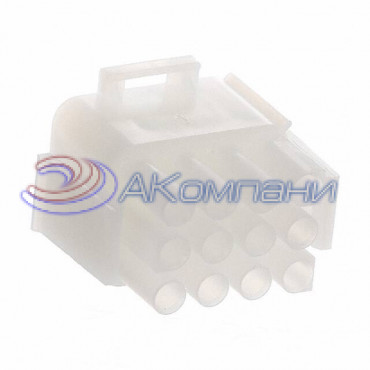 Корпус разъема вилка MATE-N-LOK UL94V-0, 6.35 мм, 12 контактов 350735-1 Tyco Electronics