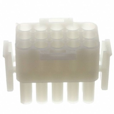 Корпус разъема вилка MATE-N-LOK UL94V-2, 6.35 мм, 15 контактов 1-480710-0  Tyco Electronics