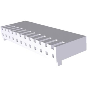 Корпус разъема SL-156 с фиксатором вилки и ориентирами стыковки 3.96 мм, 12 контактов 1-770849-2 Tyco Electronics