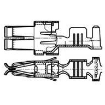 1-964334-1, Контакт гнездо STD-POW-TIM KONTAKT 11-13 AWG