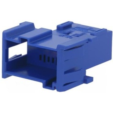 1-965641-1, Корпус разъема вилка JPT, MCP 2.8, 5 мм, 6 контактов синий
