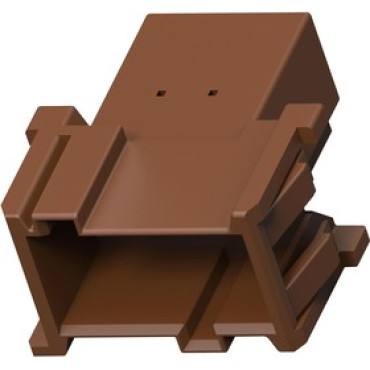 1-965641-2, Корпус разъема вилка JPT, MCP 2.8, 5 мм, 6 контактов коричневый