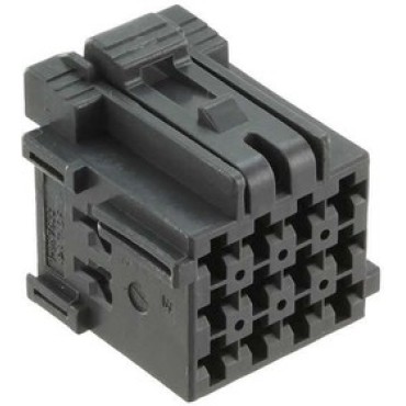 1-967622-5, Корпус разъема, Гнездо, 12 выводов, 5 мм, Junior Power Timer серый