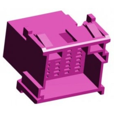 1-967628-1, Корпус разъема, Штекер, 15 выводов, 5 мм, Junior Power Timer багровый