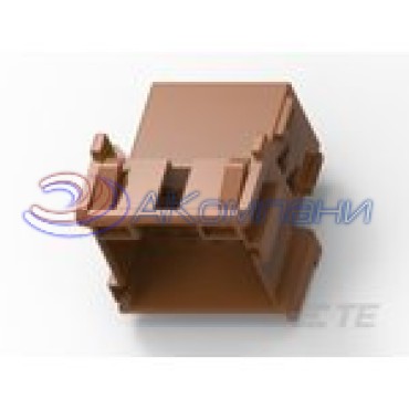 1-967628-5, Корпус разъема, Штекер, 15 выводов, 5 мм, Junior Power Timer коричневый