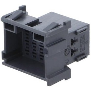 1-967628-6, Корпус разъема, Штекер, 15 выводов, 5 мм, Junior Power Timer черный