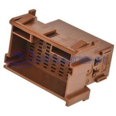 1-967630-1, Корпус разъема, Вилка, 21 вывод, 5 мм, Junior Power Timer коричневый