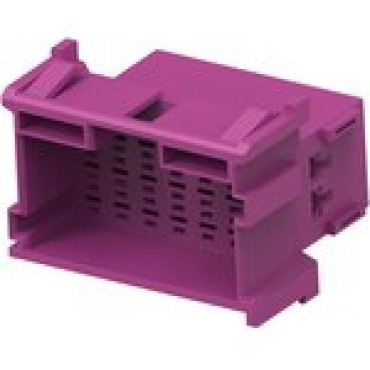 1-967630-3, Корпус разъема, Вилка, 21 вывод, 5 мм, Junior Power Timer фиолетовый