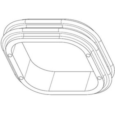 1010-017-0606, Automotive Connectors SEAL,INTF,6P, RED-ORG,STD,DT