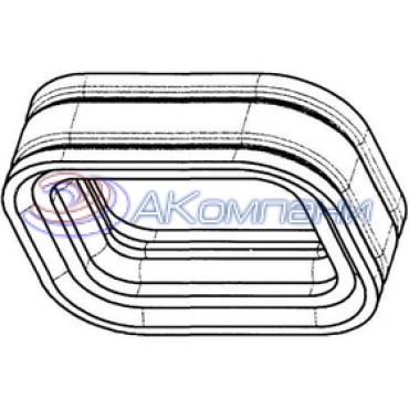 1010-033-0206, Automotive Connectors SEAL, INTF, 2P, RED-ORG, DTM