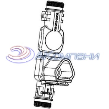 1011-262-0305, DT BACKSHELL 90 3way recpt, DT04-3P