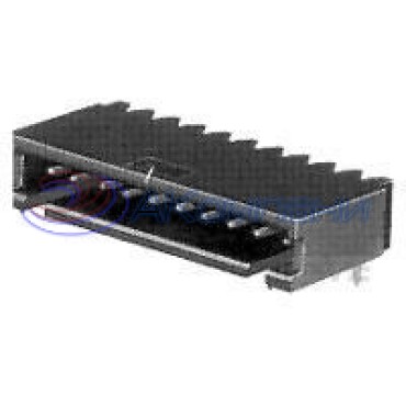102203-1, Разъем HDR 4 POS 2.54mm Solder RA Thru-Hole Tube